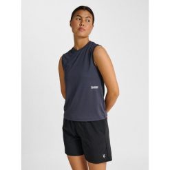 Damski tank top Hummel Pulse. Brązowe topy damskie HUMMEL, bez wzorów, bez kołnierzyka. Za 160.50 zł.