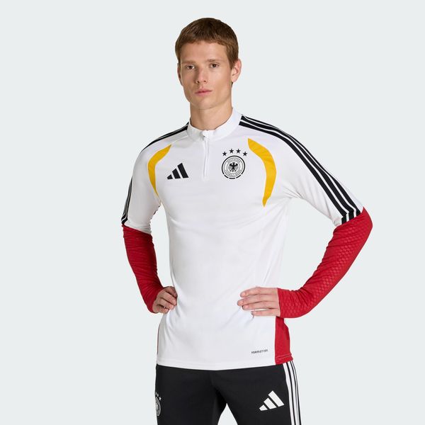 Koszulka treningowa Niemcy 26 Tiro. Białe t-shirty sportowe męskie Adidas, m, z dresówki, bez ramiączek, do piłki nożnej. Za 329.00 zł.