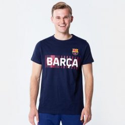 Koszulka FC Barcelona. T-shirty sportowe męskie FC Barcelona, xl, z bawełny, bez ramiączek, do piłki nożnej. Za 109.99 zł.