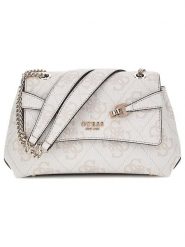 Guess Torebka w kolorze szarym - 25 x 15 x 8 cm rozmiar: onesize. Szare torebki klasyczne damskie Guess, z aplikacjami, z materiału, bez dodatków. Za 462.29 zł.