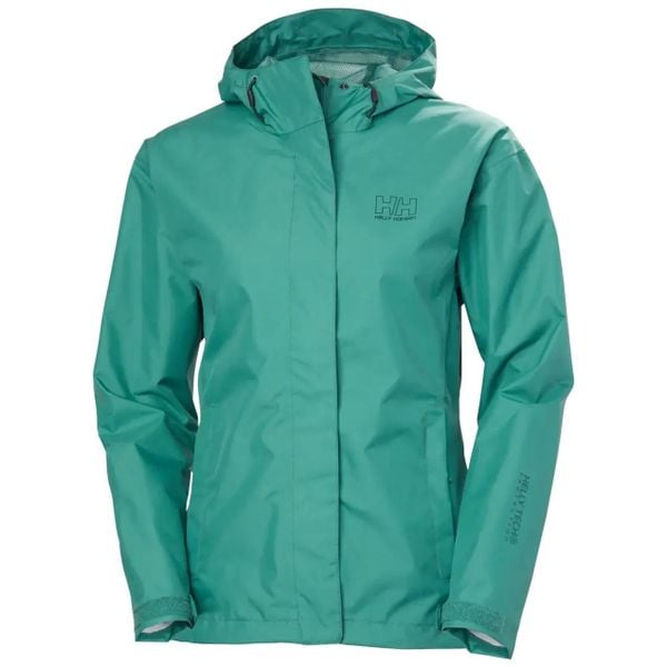 Damska kurtka wodoodporna Helly Hansen Seven J. Zielone kurtki przeciwdeszczowe damskie Helly Hansen, l, bez kaptura. Za 488.50 zł.