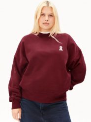 ARMEDANGELS Bluza Kobiety Bawełna czerwony, S. Czerwone bluzy bez kaptura damskie ARMEDANGELS, s, z bawełny. Za 399.95 zł.