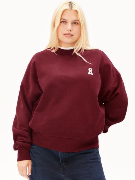 ARMEDANGELS Bluza Kobiety Bawełna czerwony, S. Czerwone bluzy bez kaptura damskie ARMEDANGELS, s, z bawełny. Za 399.95 zł.