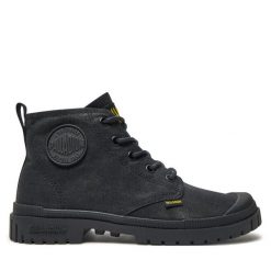 Trampki Palladium. Czarne trampki i tenisówki męskie Palladium, bez wzorów, bez zapięcia. Za 279.99 zł.