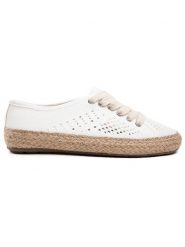 EMU Australia Espadryle Agonis Mac W12469 Biały. Białe espadryle damskie Emu Australia, bez wzorów, z materiału, bez obcasa. Za 339.99 zł.