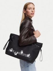 KARL LAGERFELD Torebka B3W30351 Czarny. Czarne torebki klasyczne damskie Karl Lagerfeld, bez wzorów, ze skóry, bez dodatków. Za 849.99 zł.