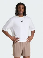 Adidas Koszulka techniczna D4T Primelift KT1653 Biały Regular Fit. Białe t-shirty sportowe męskie Adidas, m, z bawełny, bez ramiączek, na fitness i siłownię. Za 178.99 zł.