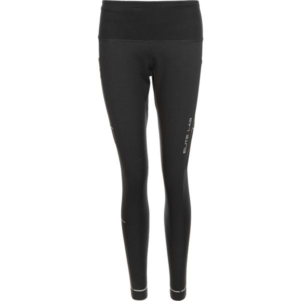 Damskie legginsy Elite Lab X1 Windblock. Czarne legginsy damskie ELITE LAB, bez wzorów, z materiału. Za 258.00 zł.