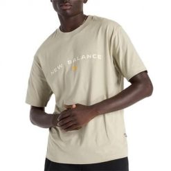 Koszulka sportowa męska New Balance MT51506OVN. Brązowe t-shirty sportowe męskie New Balance, l, z tkaniny, bez ramiączek, na fitness i siłownię. Za 164.00 zł.
