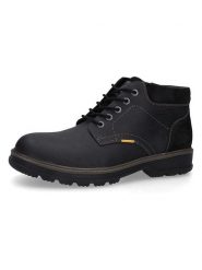 Camel Active Skórzane botki w kolorze czarnym rozmiar: 45. Czarne buty zimowe męskie Camel Active, bez zapięcia. Za 289.88 zł.