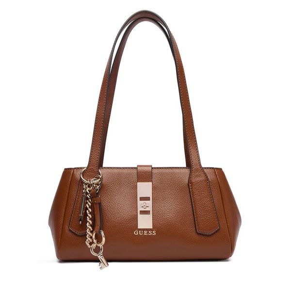 Torebka Guess. Brązowe torebki klasyczne damskie Guess, z aplikacjami, bez dodatków. Za 546.99 zł.