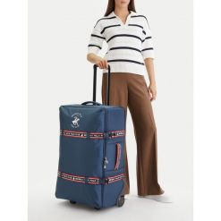 Walizka duża Beverly Hills Polo Club. Niebieskie walizki Beverly Hills Polo Club, bez wzorów, duże. Za 349.99 zł.