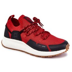 Męskie Buty Sportowe Big Star KK174013 Czerwone. Czerwone buty sportowe na co dzień męskie bez zapięcia, wspinaczkowe. Za 361.10 zł.