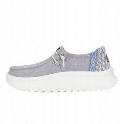 HeyDude Damskie Mokasyny Wendy Peak Chambray Woven. Szare mokasyny damskie Hey dude, z materiału. Za 289.00 zł.
