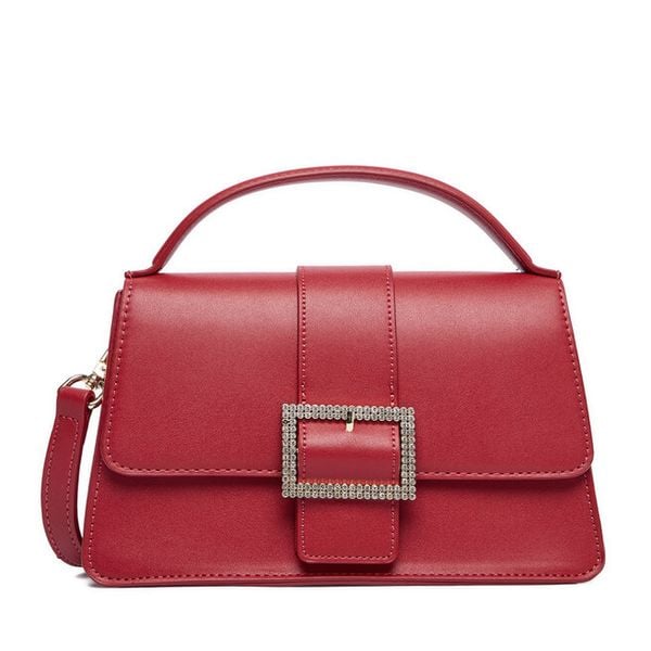 Torebka Nine West. Czerwone torebki klasyczne damskie Nine West, bez wzorów, bez dodatków. Za 199.99 zł.