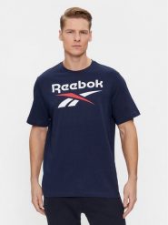 Reebok T-Shirt IM1620 Niebieski. Niebieskie t-shirty męskie Reebok, m, bez wzorów, z bawełny, bez kołnierzyka. Za 49.99 zł.