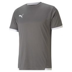 Koszulka Puma TeamLiga. Białe t-shirty sportowe męskie Puma, m, z materiału, bez ramiączek, do piłki nożnej. Za 86.99 zł.