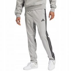 Spodnie Dresowe Męskie adidas Sportowe Treningowe Dresy Wygodne. Szare spodnie sportowe męskie Adidas, z bawełny. Za 159.00 zł.