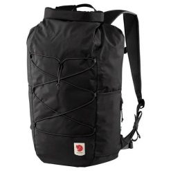 Plecak miejski High Coast Rolltop 26. Czarne plecaki damskie Fjällräven, bez wzorów, z materiału. Za 499.00 zł.