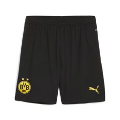 Szorty Borussia Dortmund 2024/25. Czarne szorty męskie Puma, bez kołnierzyka. Za 216.00 zł.