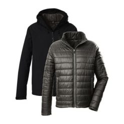 Kombinezon parka i puchówka Killtec KOW 95. Czarne parki męskie KILLTEC, na jesień, l, bez wzorów, z materiału. Za 629.70 zł.