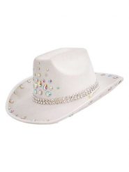 Carnival Party Kapelusz "Cowboy" w kolorze białym rozmiar: onesize. Białe kapelusze damskie Carnival Party, bez wzorów. Za 43.99 zł.