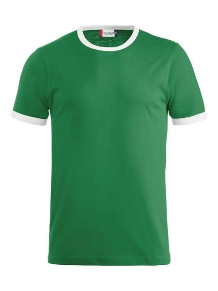 Clique Koszulka Nome unisex z czesanego bawełnianego single jersey – flag green. Zielone t-shirty damskie CLIQUE, xl, bez wzorów, z bawełny, bez kołnierzyka. Za 100.86 zł.