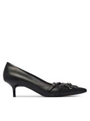 PINKO Czółenka Gloria 27 SD0597P001 Czarny. Czarne czółenka damskie Pinko, bez wzorów, bez obcasa. Za 1,139.00 zł.