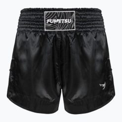 Spodenki treningowe męskie FUMETSU Origins Muay Thai. Czarne szorty męskie FUMETSU, z materiału, bez kołnierzyka. Za 199.99 zł.