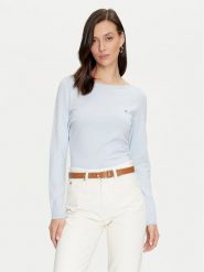 Tommy Hilfiger Sweter WW0WW40099 Niebieski Regular Fit. Niebieskie swetry klasyczne damskie Tommy Hilfiger, l, z syntetyku, bez kołnierzyka. Za 269.99 zł.
