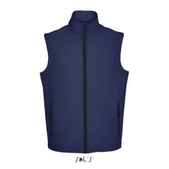 Kamizelka softshell SM Sol's Race Bw. Niebieskie kurtki softshell damskie SOL'S, s, bez wzorów, z materiału, bez kaptura. Za 157.00 zł.