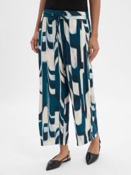 Street One Spodnie Kobiety wiskoza niebieski|biały, 36-26. Białe spodnie materiałowe damskie Street One, bez wzorów, z tkaniny, street. Za 169.95 zł.
