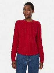 Gap Sweter 626355-05 Czerwony Regular Fit. Czerwone swetry klasyczne damskie GAP, xs, z bawełny, bez kołnierzyka. Za 179.99 zł.