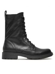 Clarks Trapery Orinoco2 Style 261636234 Czarny. Czarne trapery damskie Clarks, ze skóry, bez obcasa. Za 609.99 zł.