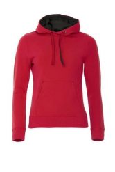 Clique Classic Hoody Women – damska bluza z kapturem czerwona z kieszenią. Czerwone bluzy z kapturem damskie CLIQUE, l, z bawełny. Za 309.10 zł.