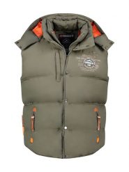 Geographical Norway Kamizelka pikowana "Vilano" w kolorze khaki rozmiar: XXL. Brązowe kamizelki męskie Geographical Norway, xxl. Za 248.58 zł.