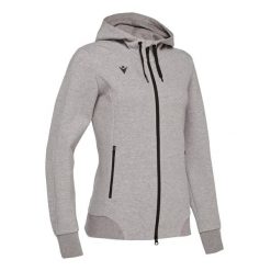 Damska bluza z kapturem zapinana na zamek Macron lyre. Szare bluzy z kapturem damskie Macron, m, z dżerseju. Za 339.30 zł.
