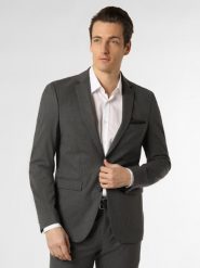 Finshley & Harding marynarka od garnituru modułowego Mężczyźni Slim Fit Sztuczne włókno szary, 26. Szare marynarki męskie Finshley & Harding, bez wzorów, z włókna. Za 699.95 zł.
