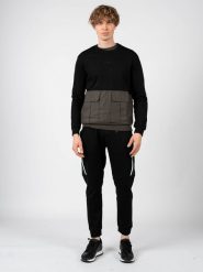 Antony Morato Bluza | MMFL00736-FA150080 | Mężczyzna | Czarny. Czarne bluzy bez kaptura męskie Antony Morato, m, z bawełny. W wyprzedaży za 219.00 zł.