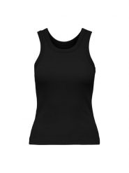ONLY Top Val 2-Way 15371705 Czarny Slim Fit. Czarne topy damskie Only, xs, bez wzorów, z bawełny, bez ramiączek. Za 59.99 zł.