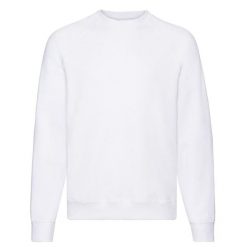 Męska Klasyczna Zwykła Bluza Raglanowa. Białe bluzy bez kaptura męskie Fruit of the Loom, m. Za 59.99 zł.