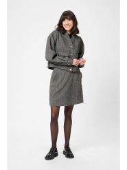 Kaffe Kurtka przejściowa w kolorze czarno-białym rozmiar: 46. Białe kurtki damskie Kaffe, bez wzorów, bez kaptura. Za 208.99 zł.