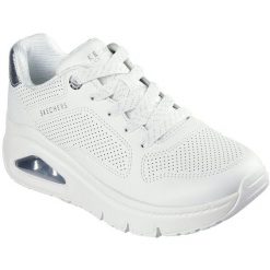 Buty sportowe damskie Skechers Uno Icon Idolized Air. Białe buty sportowe na co dzień damskie Skechers, bez wzorów, z syntetyku. Za 490.00 zł.