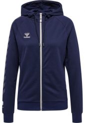 Damska bawełniana bluza z kapturem zapinana na zamek Hummel Move Grid. Niebieskie bluzy z nadrukiem damskie HUMMEL, xs, z bawełny. Za 296.20 zł.