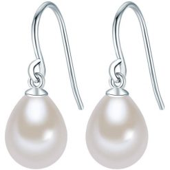 Valero Pearls Kolczyki wiszące z perłą srebro wysokiej próby Perła hodowlana słodkowodna srebrny 1 ct Damski. Szare kolczyki damskie Valero Pearls, z perłą, srebrne. Za 289.99 zł.