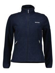 Regatta Kurtka polarowa w kolorze granatowym rozmiar: 44. Niebieskie kurtki damskie Regatta, bez wzorów, z materiału, bez kaptura. Za 106.38 zł.