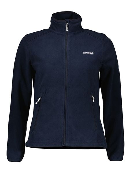 Regatta Kurtka polarowa w kolorze granatowym rozmiar: 46. Niebieskie kurtki damskie Regatta, bez wzorów, z materiału, bez kaptura. Za 97.51 zł.