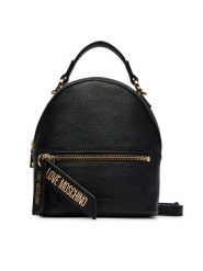 LOVE MOSCHINO Plecak JC4229PP0PKG0000 Czarny. Czarne plecaki damskie Love Moschino, bez wzorów, ze skóry. Za 1,059.00 zł.