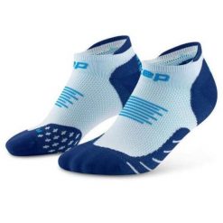 Męskie skarpety kompresyjne do biegania stopki sportowe Core Run. Białe skarpetki męskie CEP, bez wzorów, z elastanu. Za 69.00 zł.