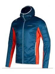 LA SPORTIVA Kurtka polarowa "Aequilibrium" w kolorze morsko-czerwonym rozmiar: M. Czerwone kurtki męskie La Sportiva, m, bez wzorów, z polaru, bez kaptura. Za 480.90 zł.